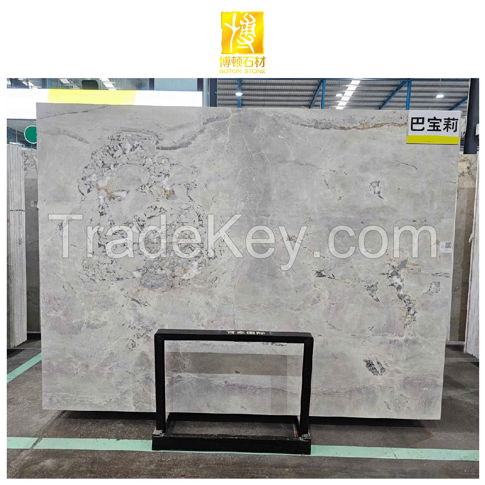 BOTON STONE Wholesale Price Natural Stone Polished Modern Flooring Tiles Dover White Marble Wall Slab