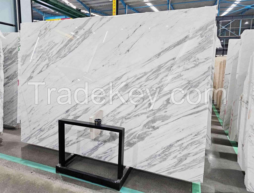 BOTON STONE Wholesale Price Modern Natural Stone Kitchen Countertop Floors Tiles White Marble Wall Slab