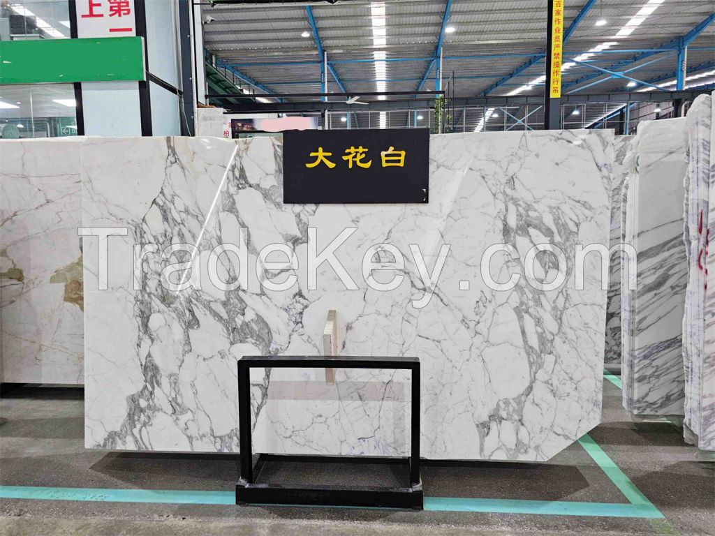 BOTON STONE Wholesale Price Modern Natural Stone Kitchen Countertop Floors Tiles White Marble Wall Slab