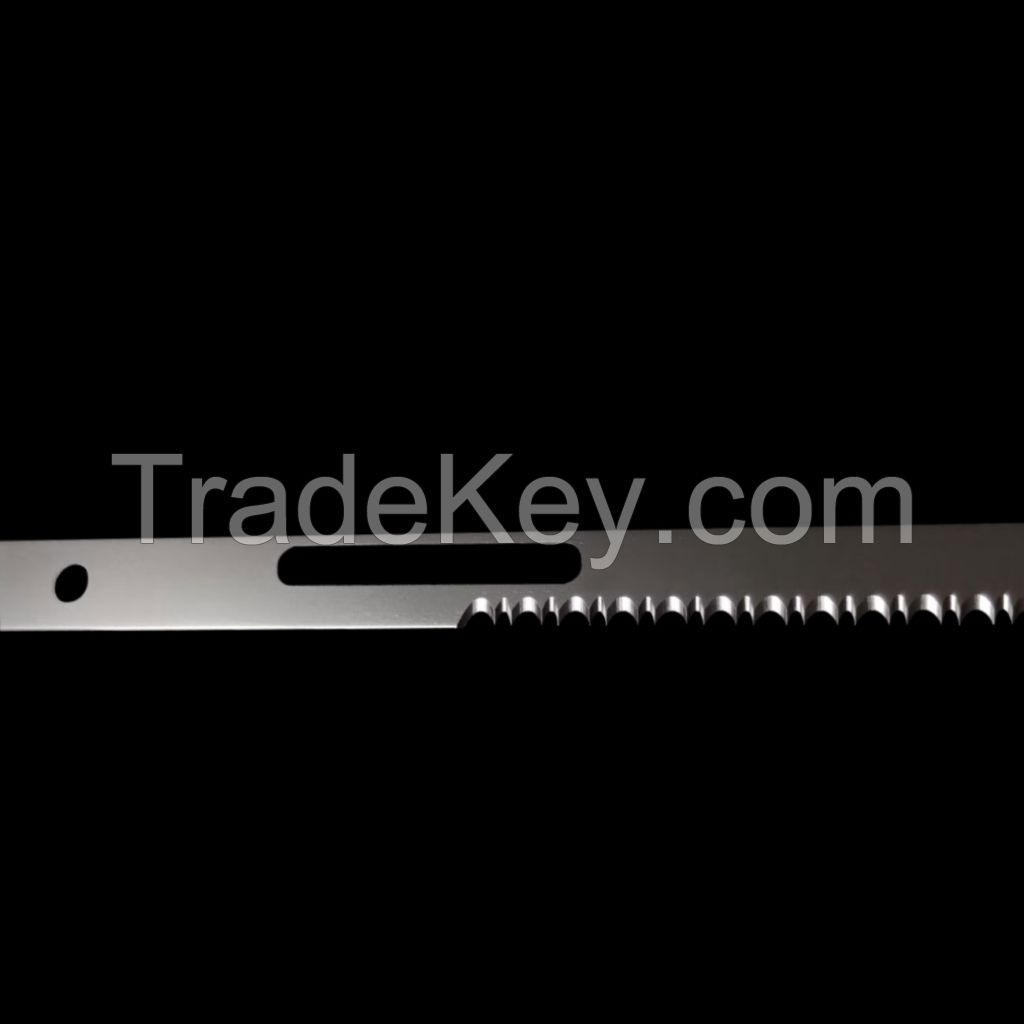 Long Serrated Blade for Bread Cutting Machine
