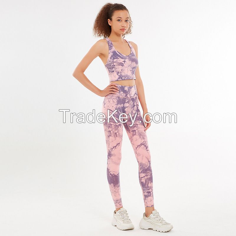 Quick-drying Printed Yoga Wear Set