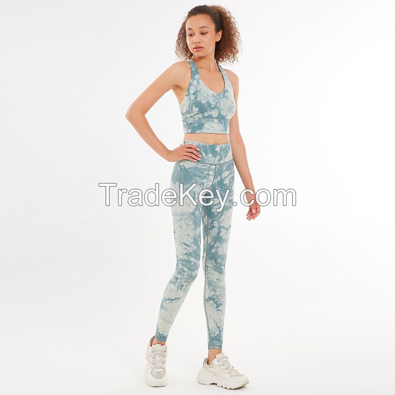 Quick-drying Printed Yoga Wear Set