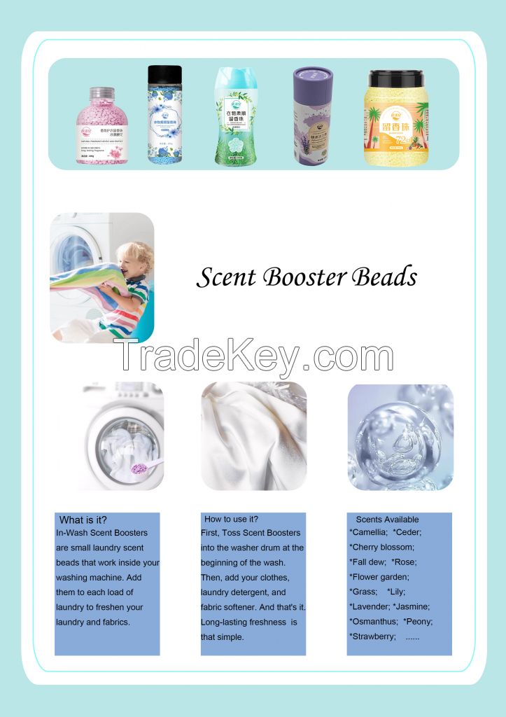 OEM Manufacturer Jasmine Scent Booster Beads /in wash scent booster/ scented beads /scent booster laundry /fragrance beads