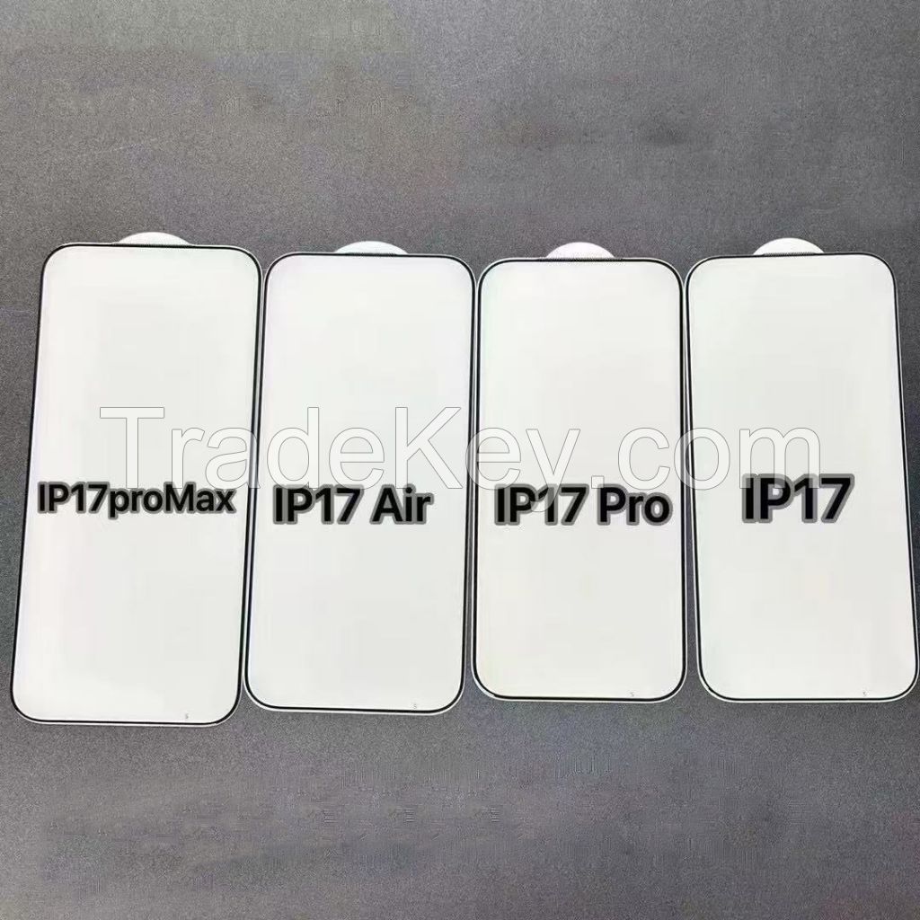 High quality 9H Aluminium Tempered glass for iphone 17/11/12/13/14/15/16 Mobile LCD Screen Protectors Anti-scratch Lens Film