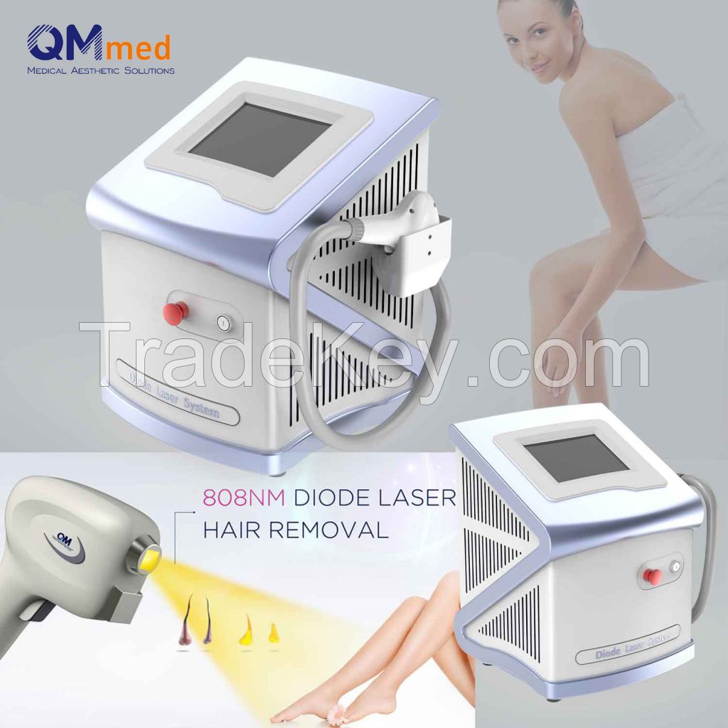 Portable 808nm diode laser hair removal machine