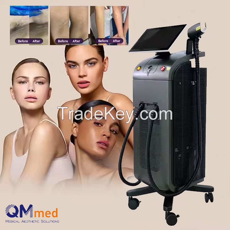 Soprano Titanium diode laser mixed 3 wavelengths  hair removal