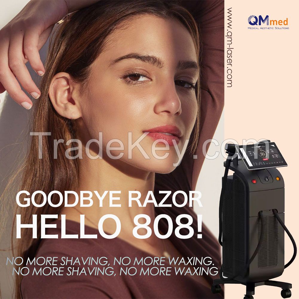 Soprano Titanium diode laser mixed 3 wavelengths  hair removal
