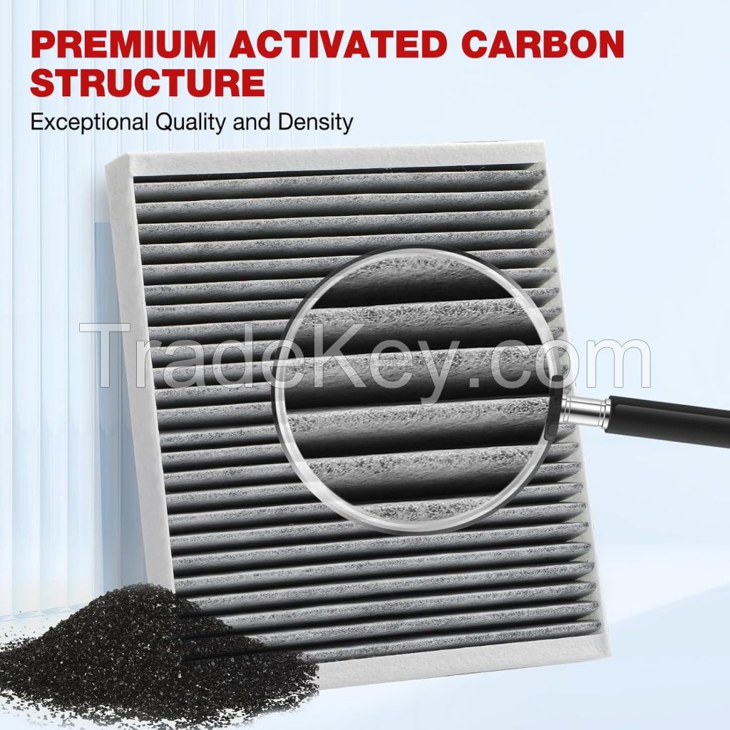 Cabin Air Filter includes Activated Carbon Replacement for Air Conditioner Filter