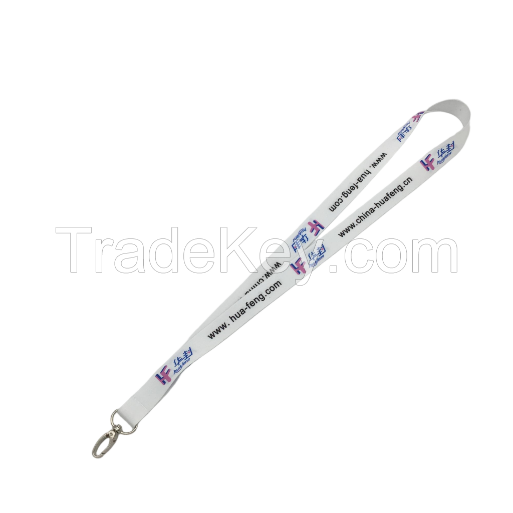 Custom Printed Woven Lanyards with Logo Soft & Durable Neck Strap for Event ID Badge Holders