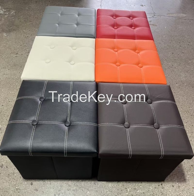 Storage Stool Pu Material