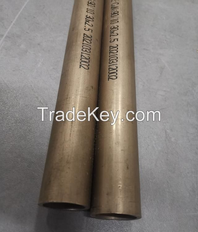 C70600 copper-nickel alloy seamless pipe,CuNi10Fe1Mn copper-nickel alloy precision pipe. Diameter can be customized. Support bending and welding.