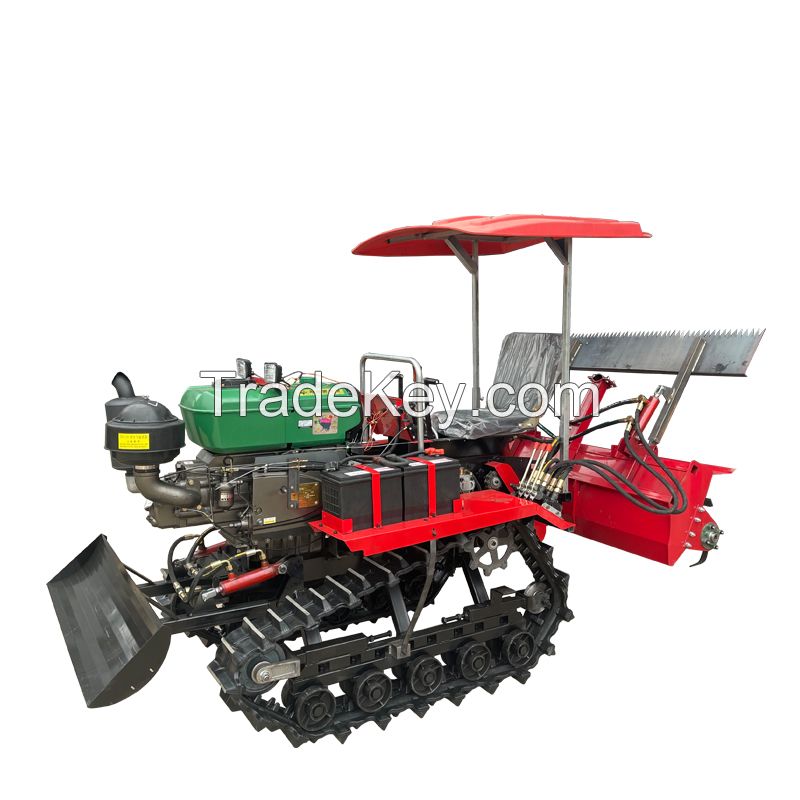 Chinese factory 25HP-50HP Small 4-wheel Drive/crawler diesel tractor cultivator