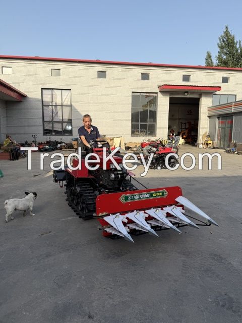 Water land Slope Hill 25HP-50HP Small crawler diesel tractor cultivator harvester machine
