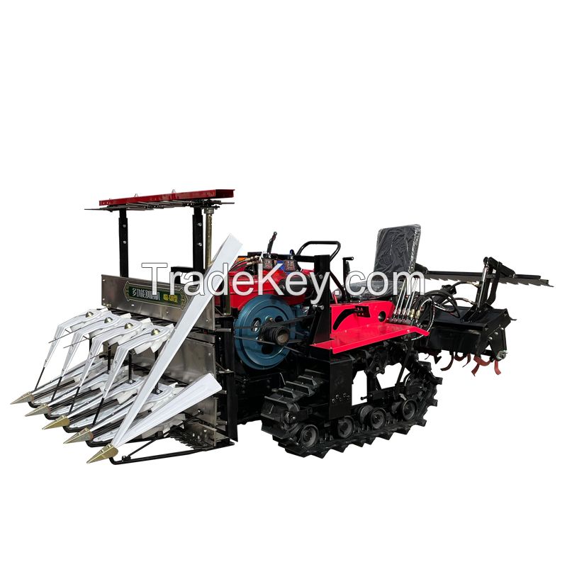 Water land Slope Hill 25HP-50HP Small crawler diesel tractor cultivator harvester machine
