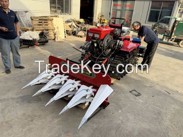 Water land Slope Hill 25HP-50HP Small crawler diesel tractor cultivator harvester machine