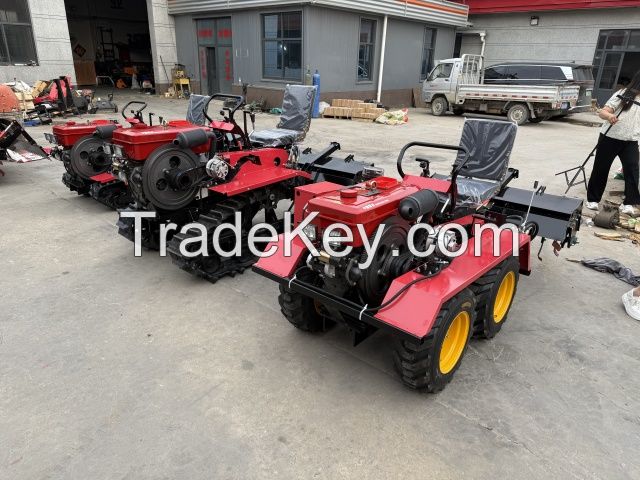 High quality low price 25HP-50HP 4-wheel Drive/crawler tractor cultivator farm machine