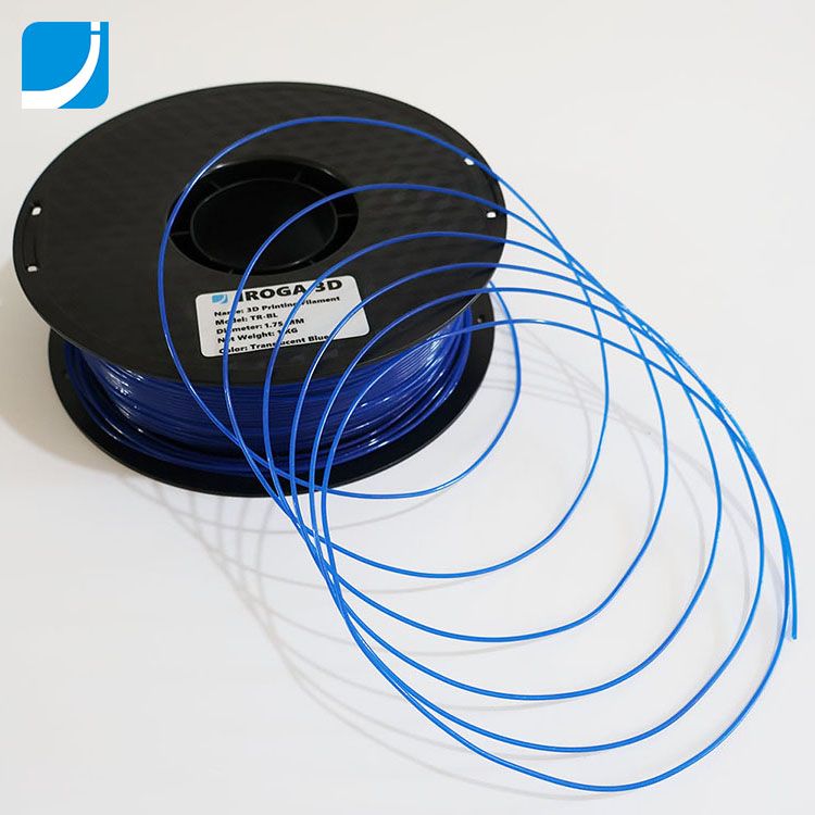 Rigid 3D Printing Filament with Translucent Blue Color Made in China