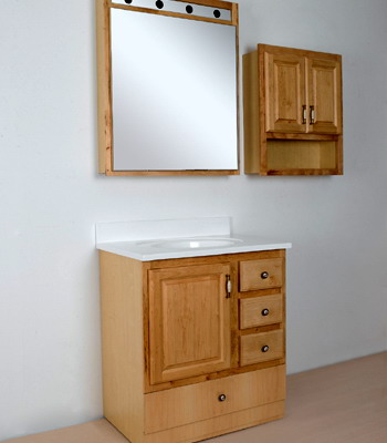 solidwood bathroom cabinet