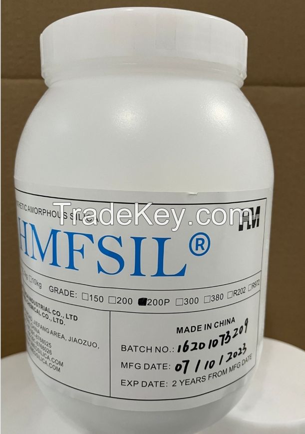  High Quality Fumed Silica Amorphous Silica Specific Surface Area Hmfsil-200 for Paints and Coatings