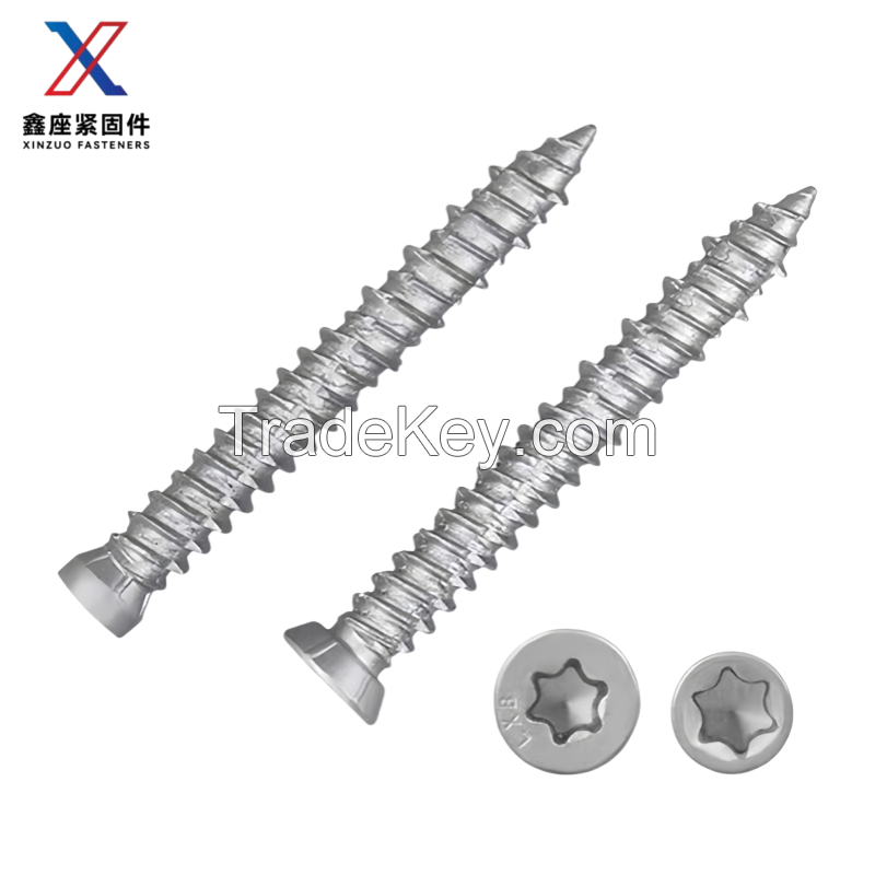 Factory Direct Carbon Steel Galvanized Torx Slot Door and Window Self-tapping Screws