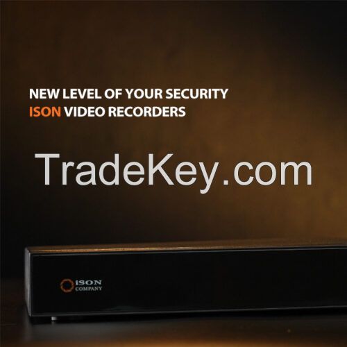 4 channels hybrid professional video recorder DVR ISON-DVR04P