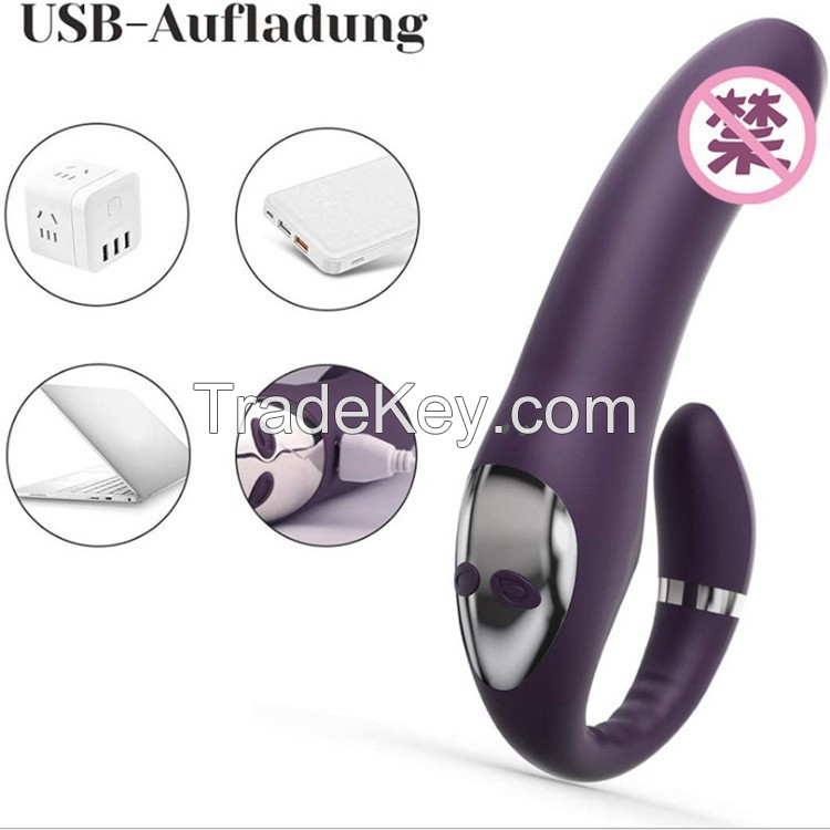 Female-specific C-type vibrator with dual motors, vibrating and heatable, magnetic charging, independently developed, and available for OEM customization