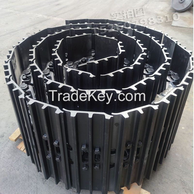 Excavator CAT 320D Track Chain Assembly Material 40 Mn2  Alloy Steel