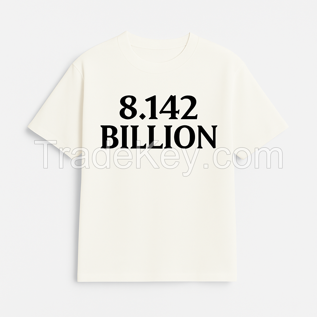High Demand Unisex Custom T Shirt New Wholesale Bulk Supply Premium Cotton Fabric OEM Branding Available for Global Buyers