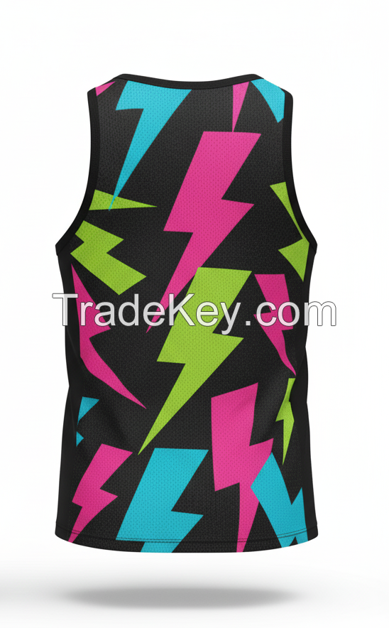 Performance Mens Tank Top for Training and Sports Quick Dry Material with Muscle Cut and Comfortable Stretch