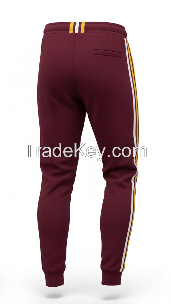 Mens Sports Trousers with Elastic Waist and Tapered Fit Lightweight Stretch Fabric Ideal for Gym Training and Daily Wear
