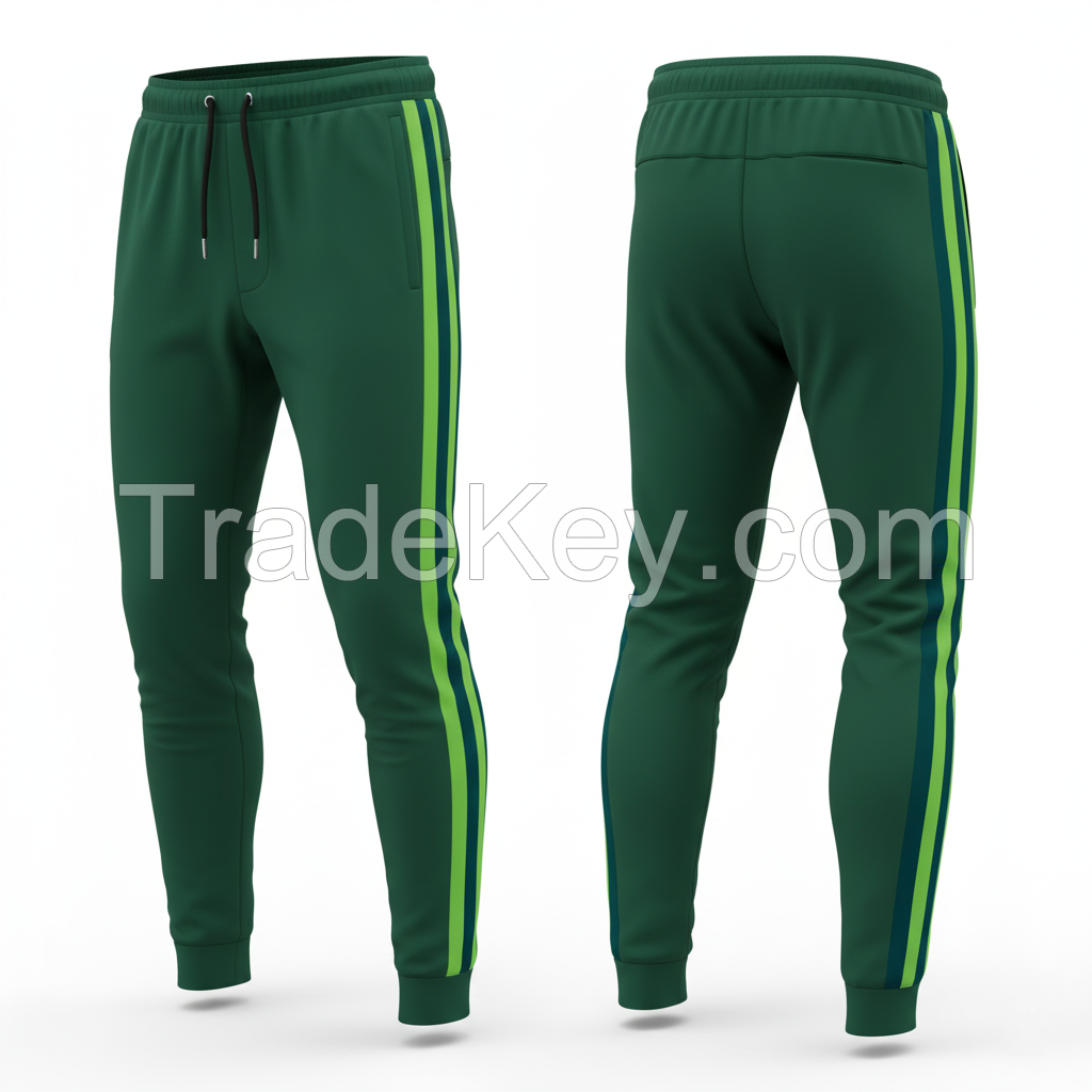 Mens Sports Trousers with Elastic Waist and Tapered Fit Lightweight Stretch Fabric Ideal for Gym Training and Daily Wear