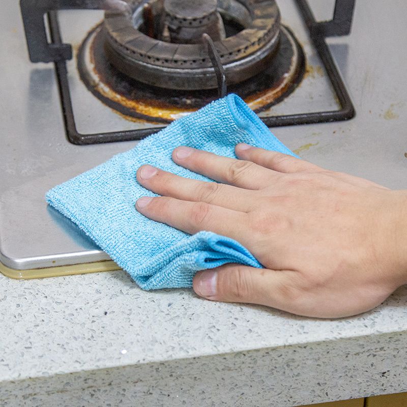 Wholesale Cheap 200gsm 30 X 30cm Microfiber Cleaning Cloths Household Kitchen Dish Towels for Cleaning Use
