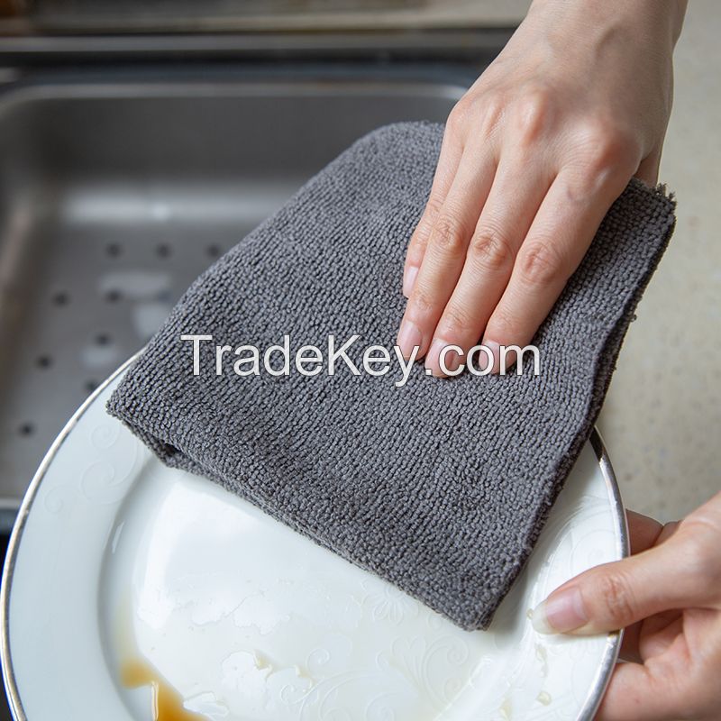 Wholesale Tear Away 20/30/50/75 Pack Microfiber Cleaning Cloth Roll Reusable Towels Roll for Home Kitchen Car Cleaning