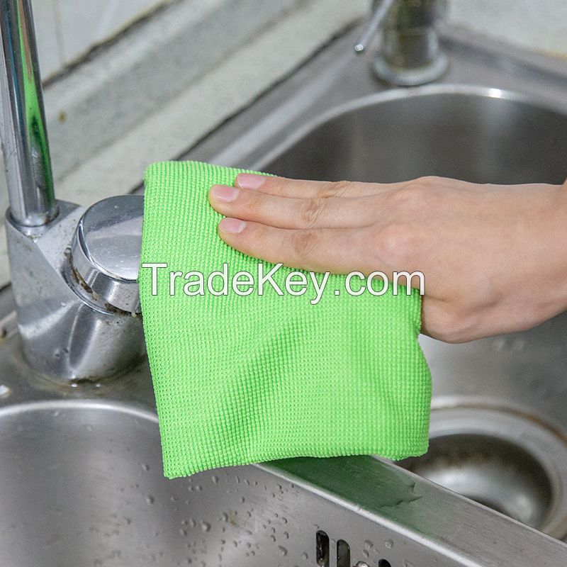 Wholesale 3M Microfiber Cleaning Cloth Small Pearl Soft and Absorbent Towel for Screen Glass Household Cleaning