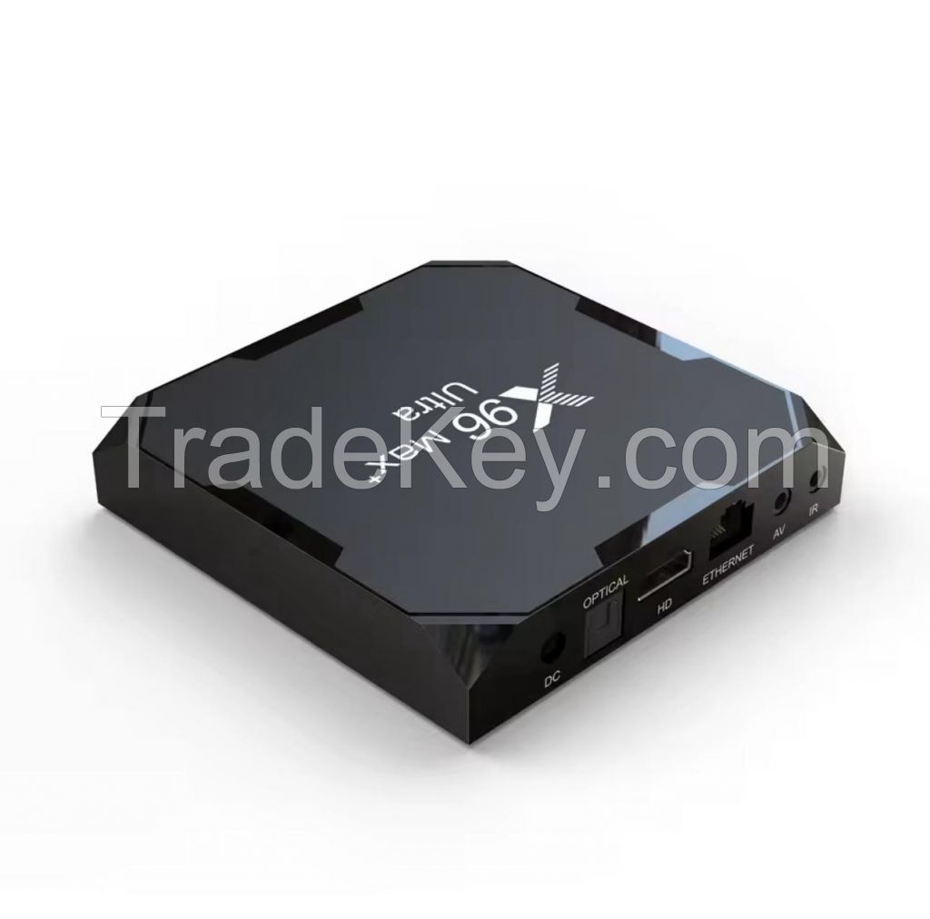 X96Max Plus Ultra TV Box Android 11 Amlogic S905X4 4GB 32GB TVBOX AV1 8K Wifi BT X96 Max Media Player TV Set Top Box