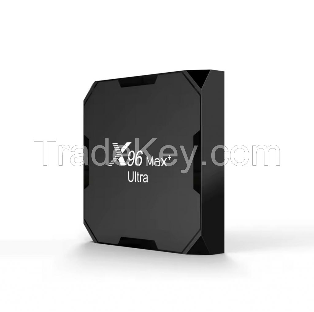 X96Max Plus Ultra TV Box Android 11 Amlogic S905X4 4GB 32GB TVBOX AV1 8K Wifi BT X96 Max Media Player TV Set Top Box