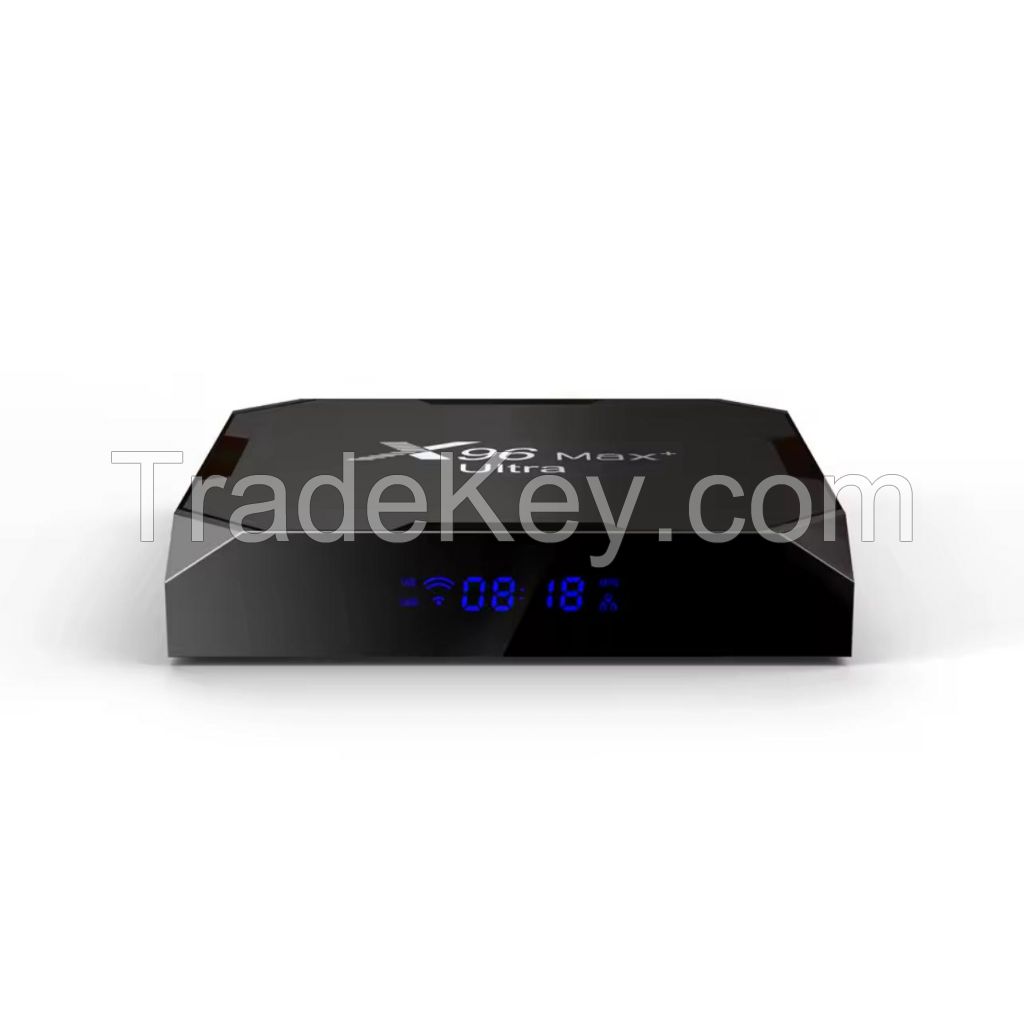 X96Max Plus Ultra TV Box Android 11 Amlogic S905X4 4GB 32GB TVBOX AV1 8K Wifi BT X96 Max Media Player TV Set Top Box