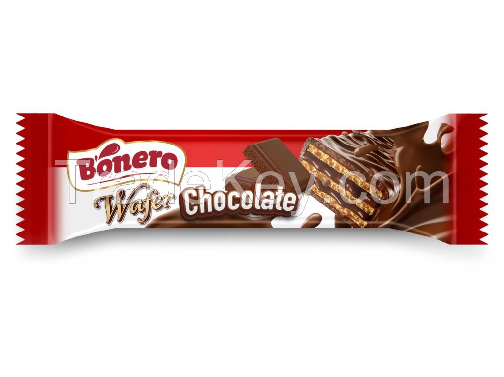 Bonero chocolate coated wafer with coconut cream
