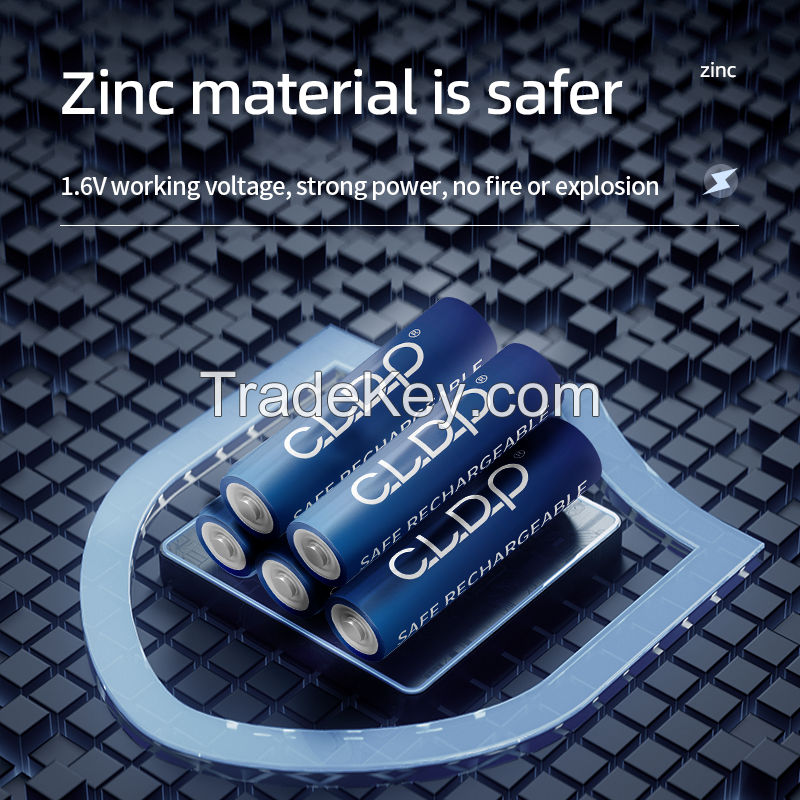 1.6V Nickel Zinc AAA Rechargeable Batteries