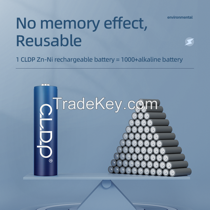 1.6V Nickel Zinc AAA Rechargeable Batteries