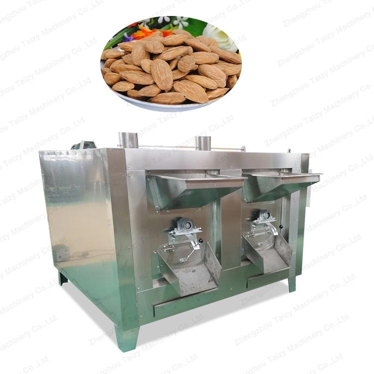  peanuts cashew walnuts nuts  fava beans peas tea leaves coated peanuts Roasting machine for industrial 