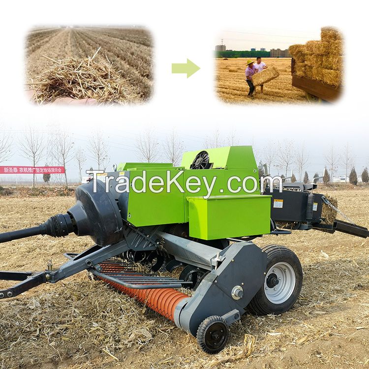 automatic round silage baler and wrapper machine corn silage baler machine in pakistan/silage packing machine square baler