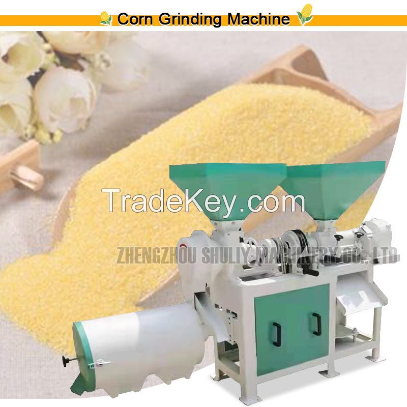 Automatic Corn millet peeling and grits making Machine for sale
