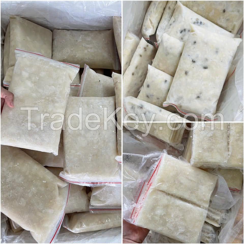 ALL-NATURAL SOURSOP PUREE / DELIGHTFUL TASTE / AFFORDABLE VALUE / MADE IN VIETNAM