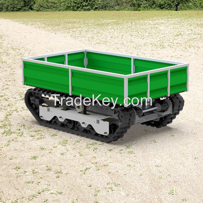 Large Load Smart agricultural robot crawler chassis Smart mower chassis Mini harvester weeder sprayer excavator seed drill chassis