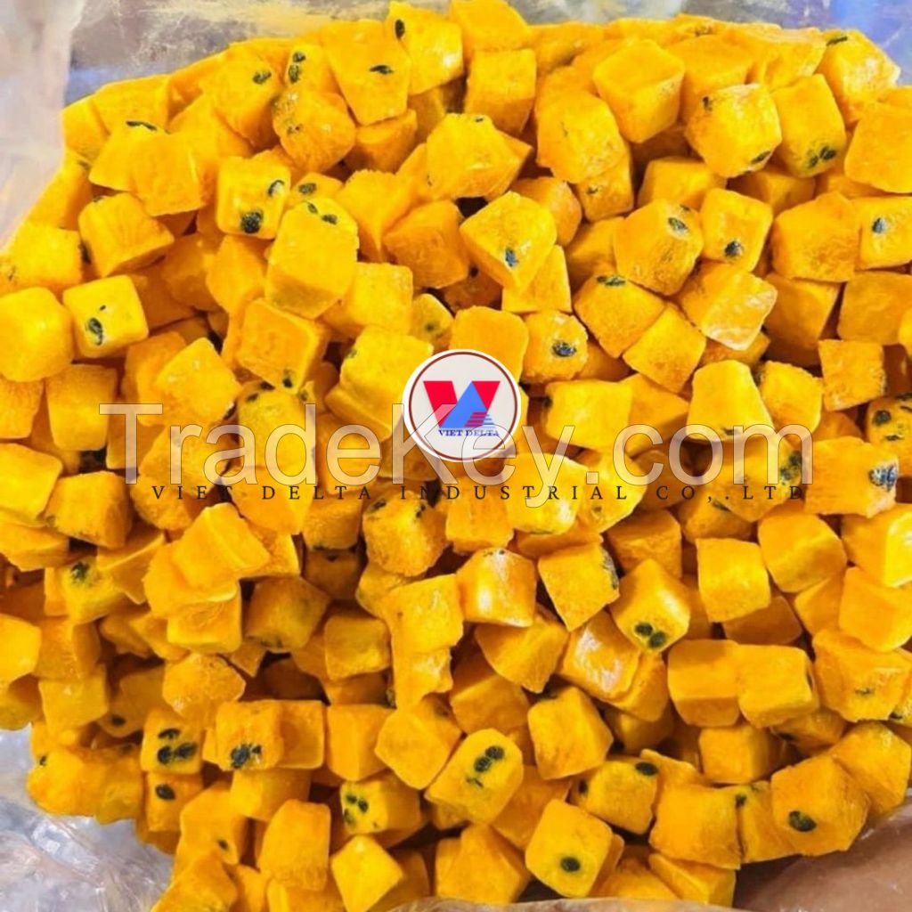 SUBLIMATION DRIED PASSIONFRUIT CHUNKS / GMO FREE / IDEAL FOR PREMIUM SMOOTHIES CEREALS AND NATURAL INGREDIENT BRANDS