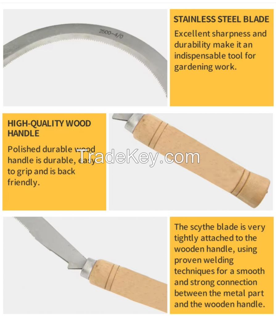 farming weed hand sickle knife garden tool sharp grass cutter harvesting african sickle