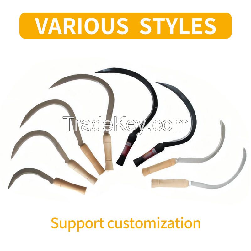 farming weed hand sickle knife garden tool sharp grass cutter harvesting african sickle