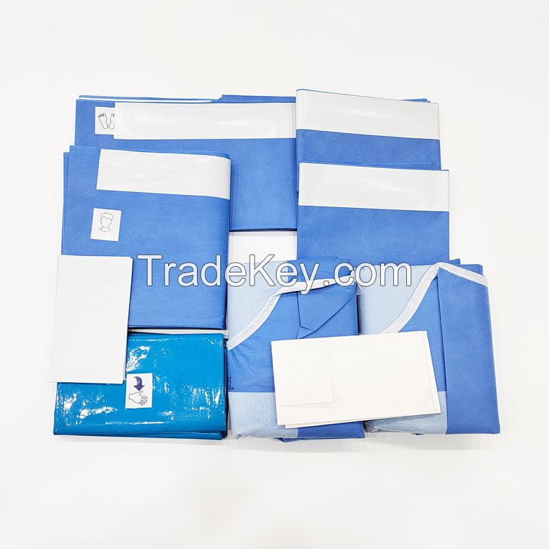 Medical Non-woven Disposable Surgical Universal Pack General Surgery Sterile Surgical Drapes Kit