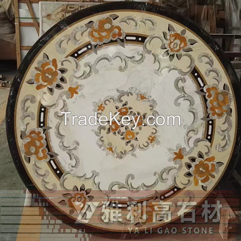 Marble Waterjet Medallion Floor